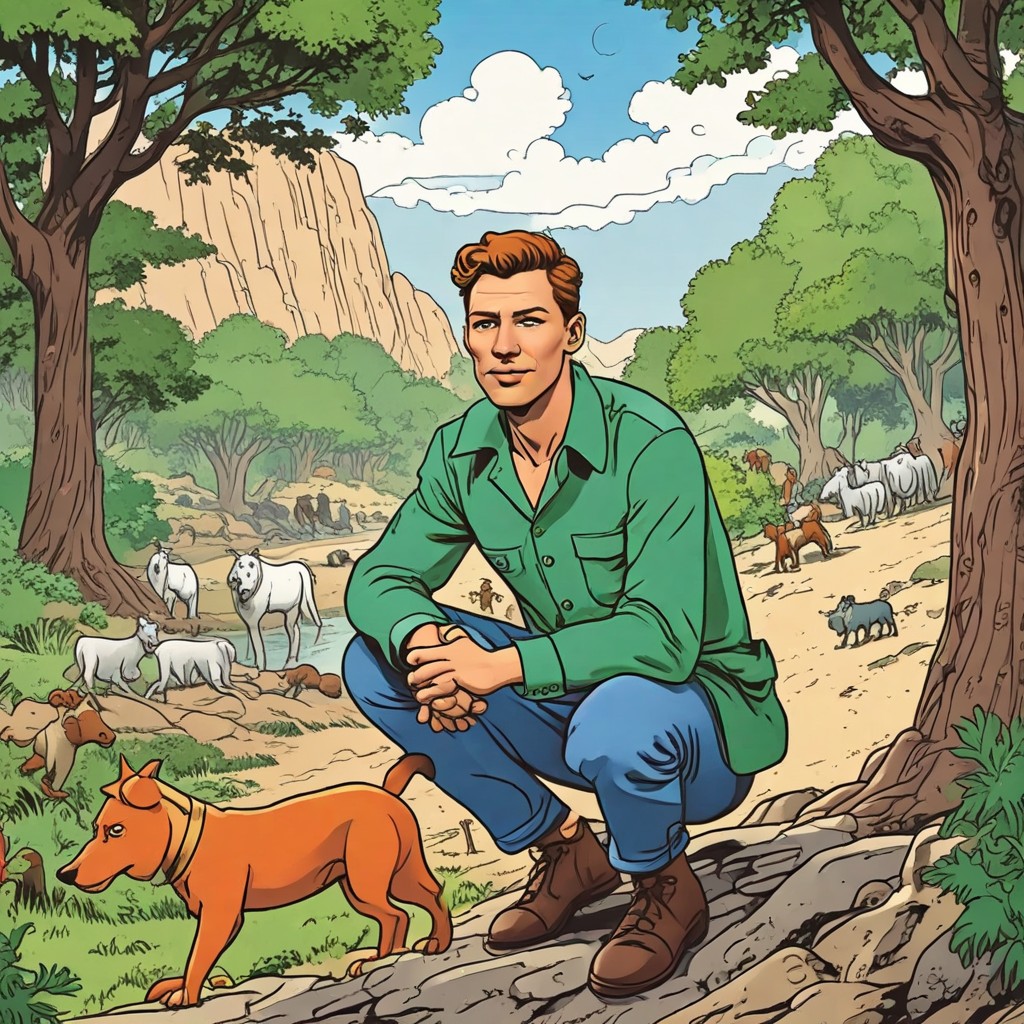 Panchatantra in Tintin Photo Style