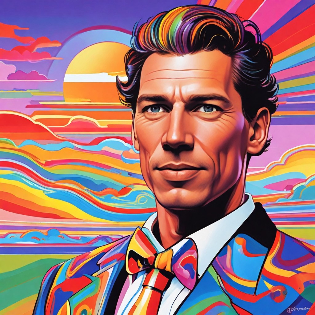 Peter Max Photo Style