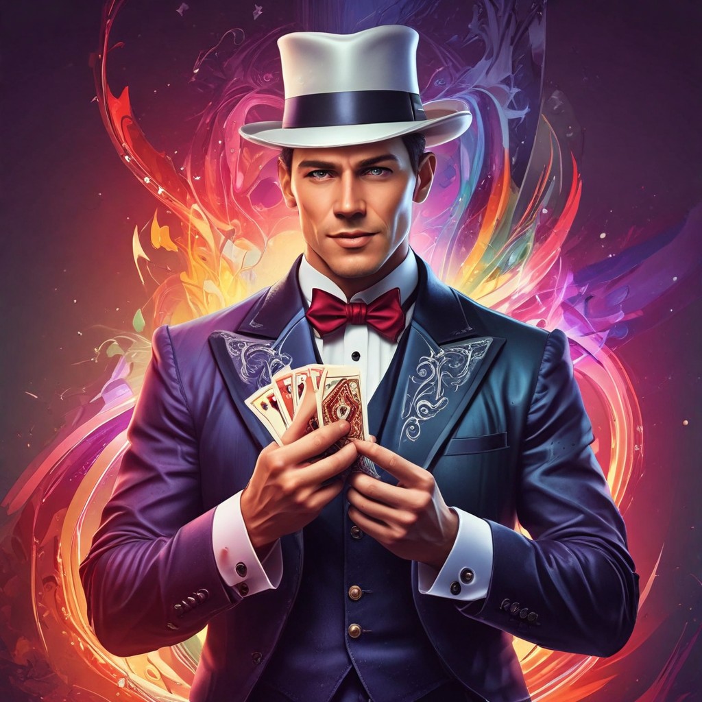Professional Sharp Magician Color Poster Photo Style