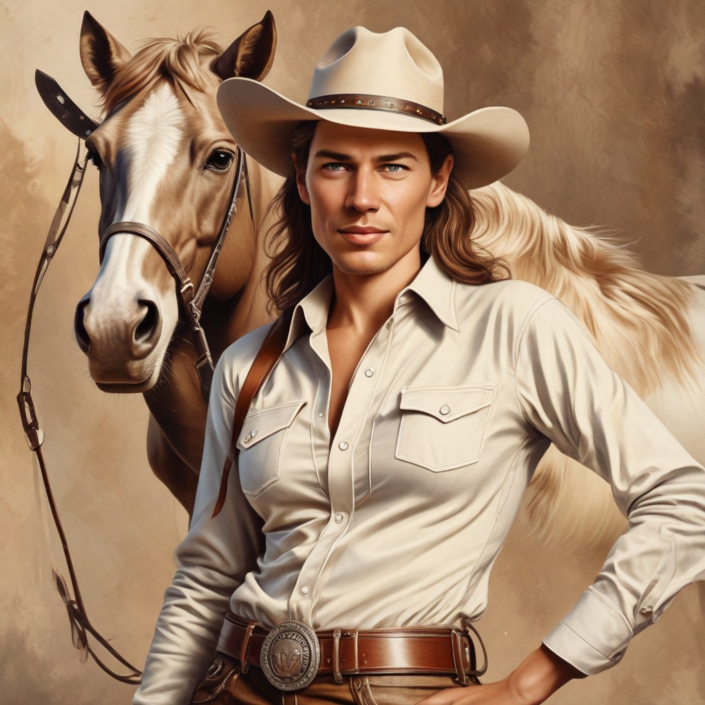 Realism Cowgirl Photo Style