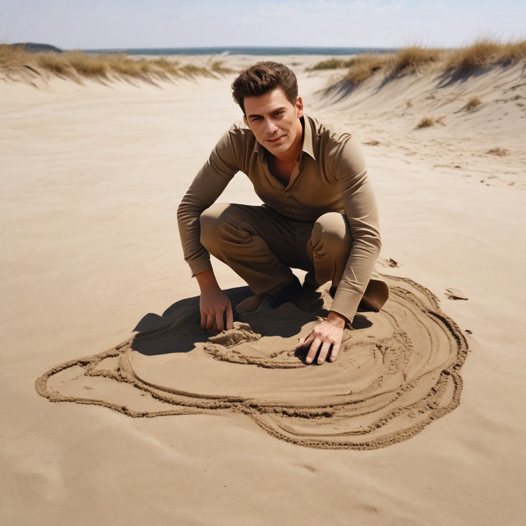 Sand Painter Photo Style