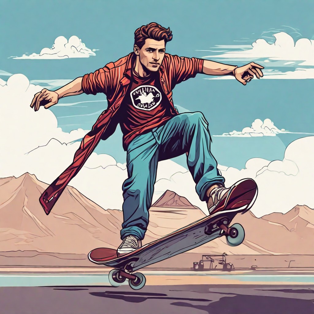 Skateboarder Photo Style