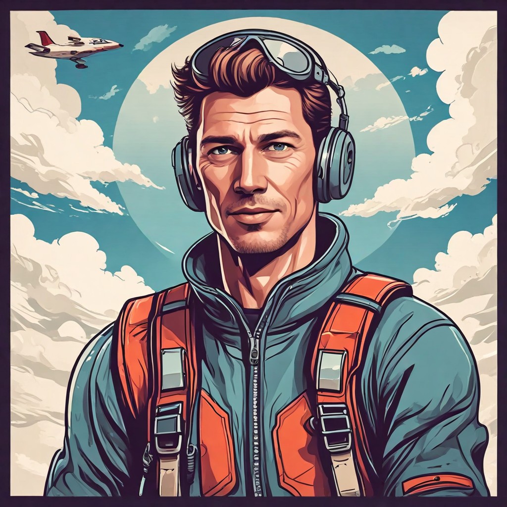 Skydiver Photo Style