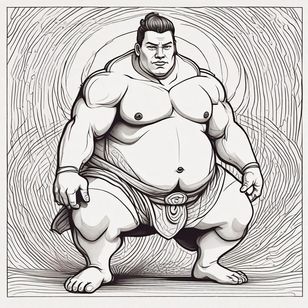 Sumo Wrestler Photo Style
