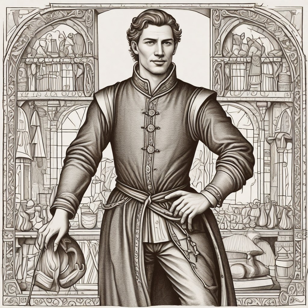 Tailor in the Middle Ages Photo Style