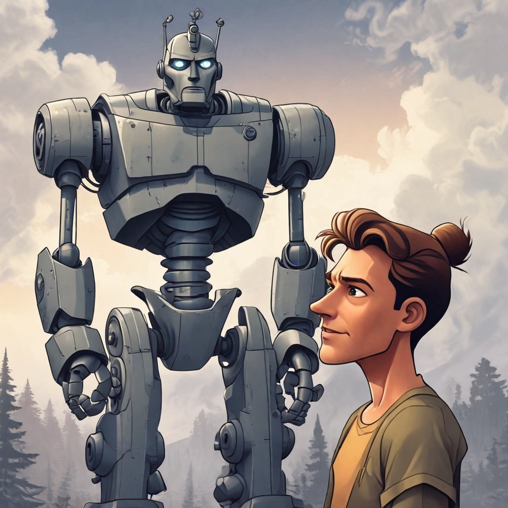 The Iron Giant Photo Style