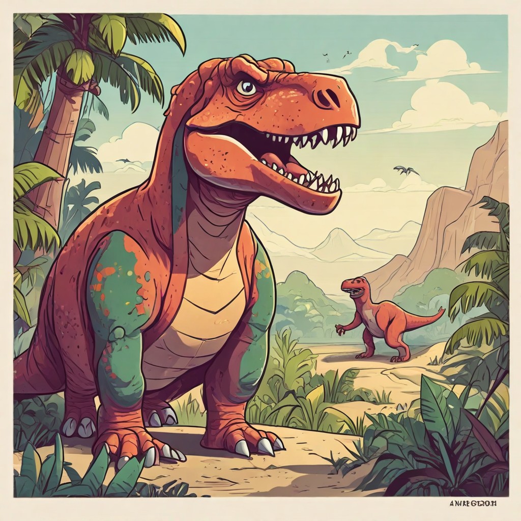 We’re Back! A Dinosaur’s Story Photo Style
