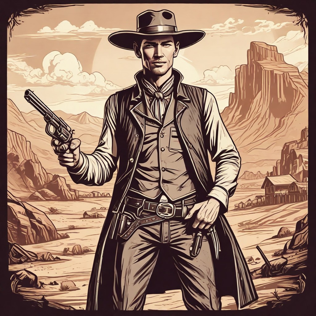 Wild West Gunslinger Photo Style