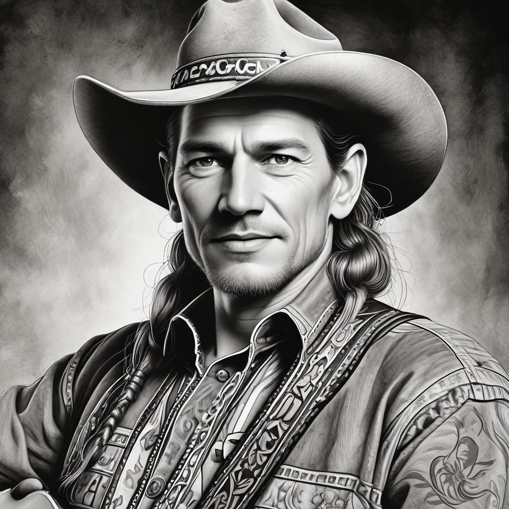 Willie Nelson Photo Style