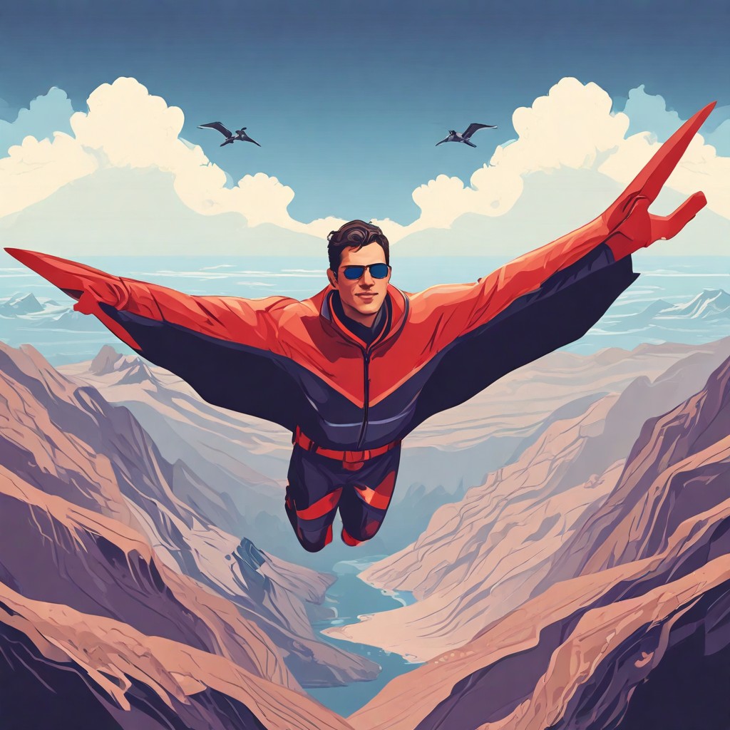 Wingsuit Flyer Photo Style