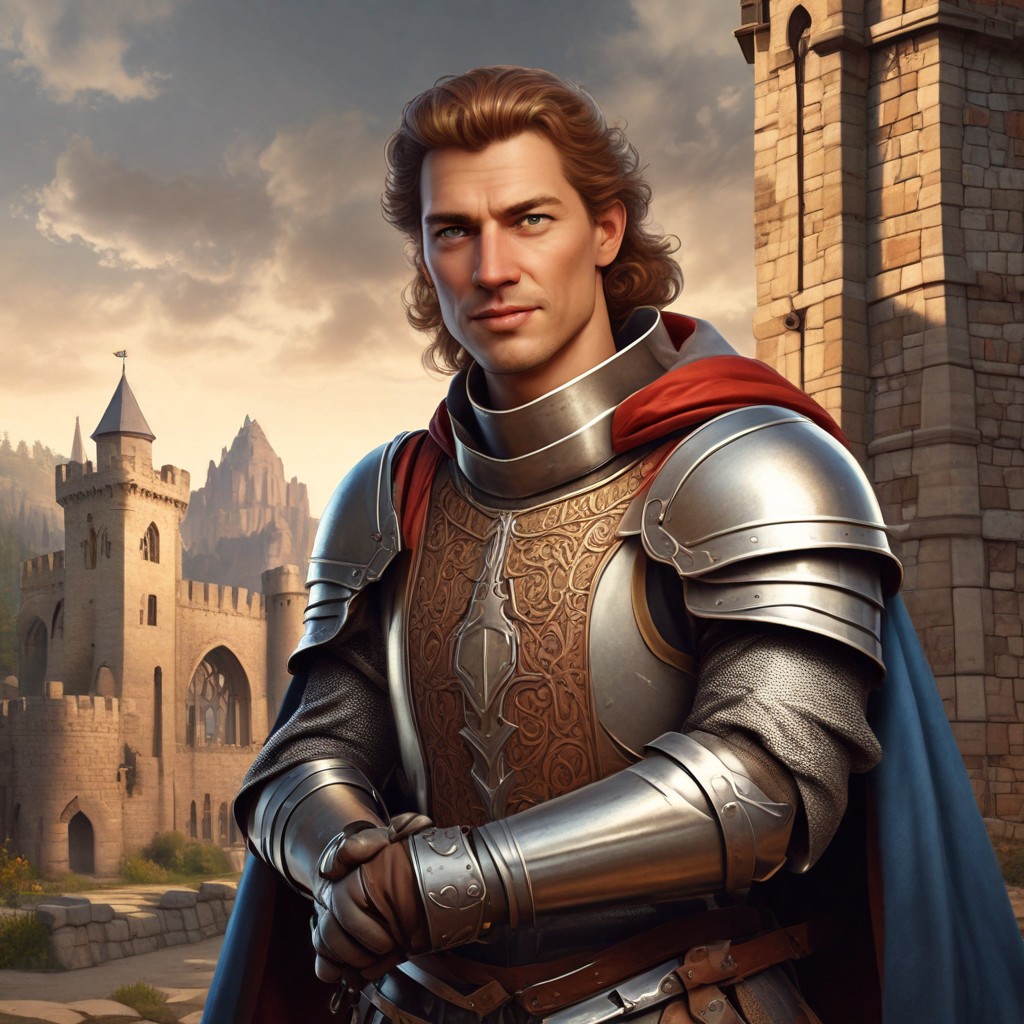 Woman Knight in the Middle Ages Photo Style