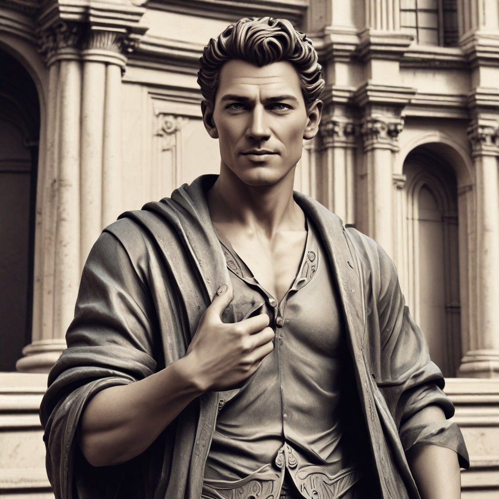 A Statue of Me Photo Style