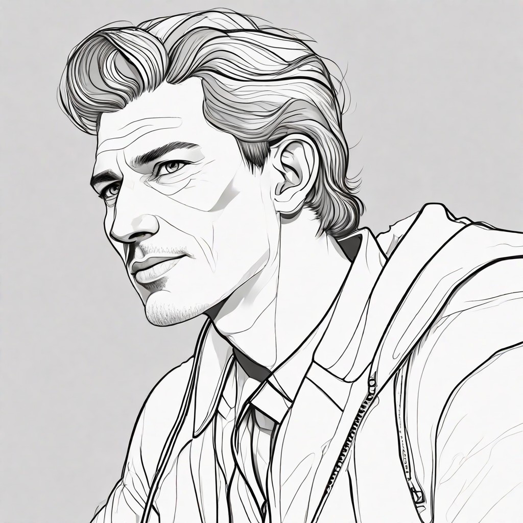 Aesthetic One Line Art Photo Style