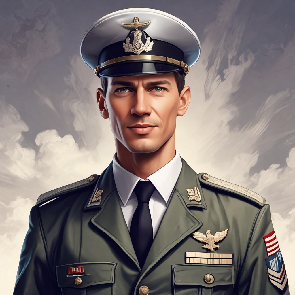 Airforce Officer Photo Style