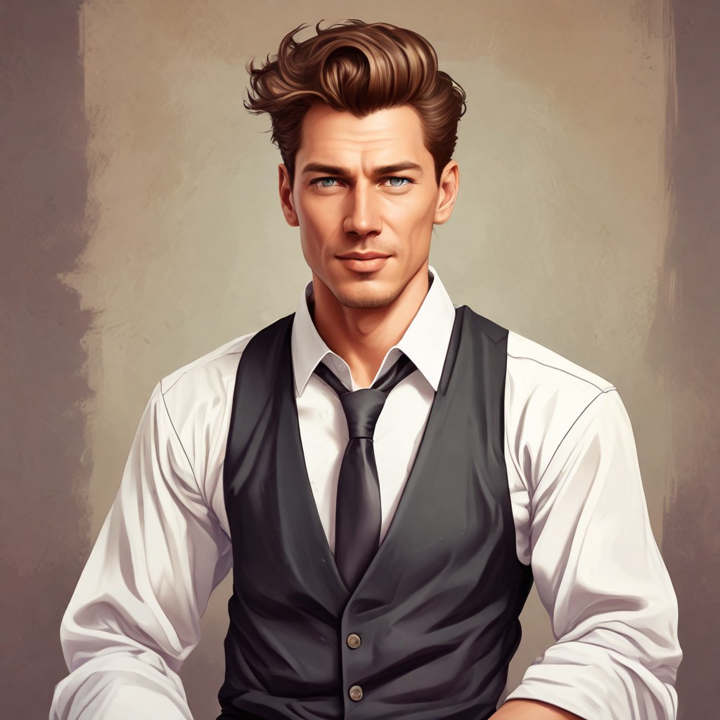 Anime, Oil Color Photo Style