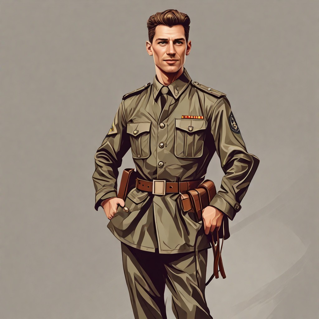 Army Dress Photo Style