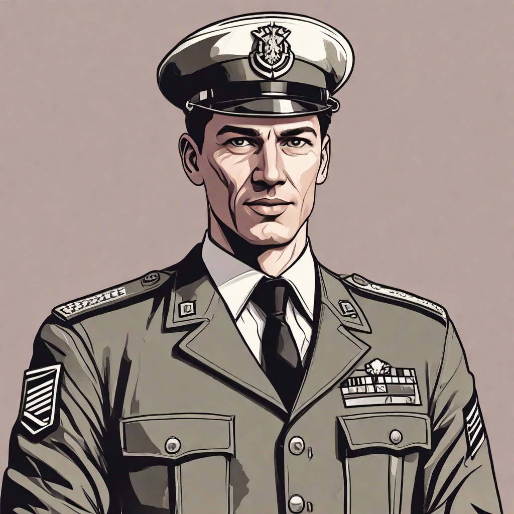 Army Officer Photo Style