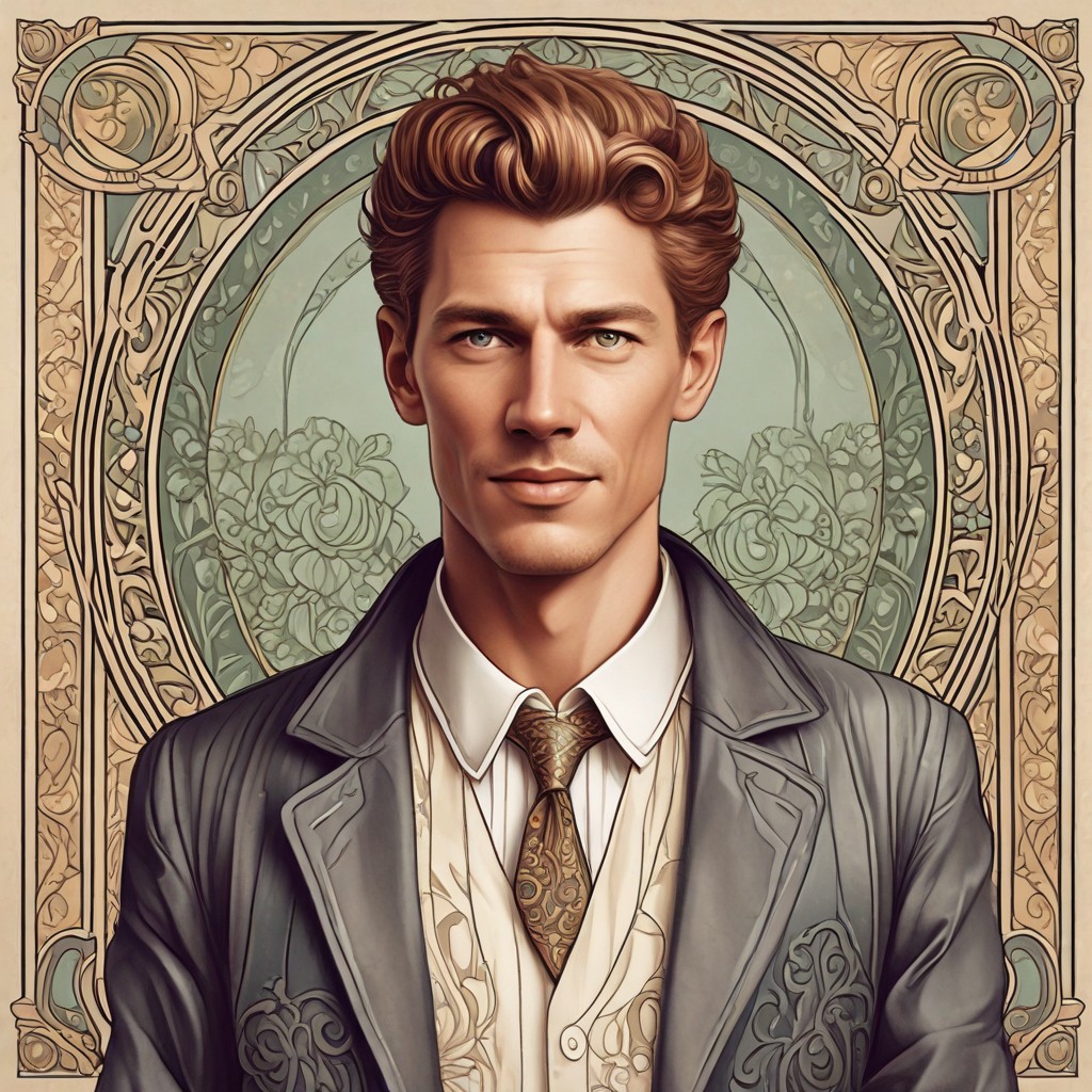 Art Nouveau Portraits Photo Style