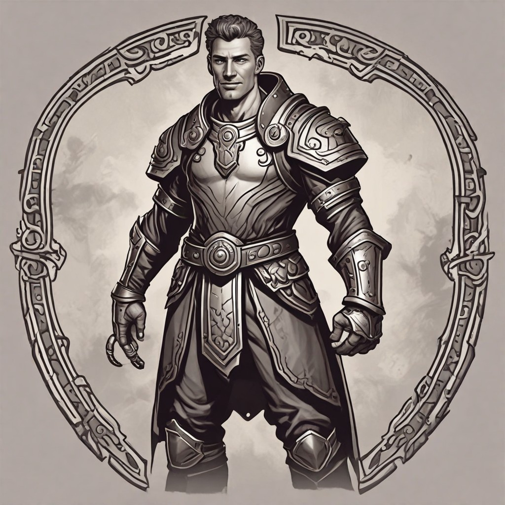Baldur’s Gate Fighter Photo Style