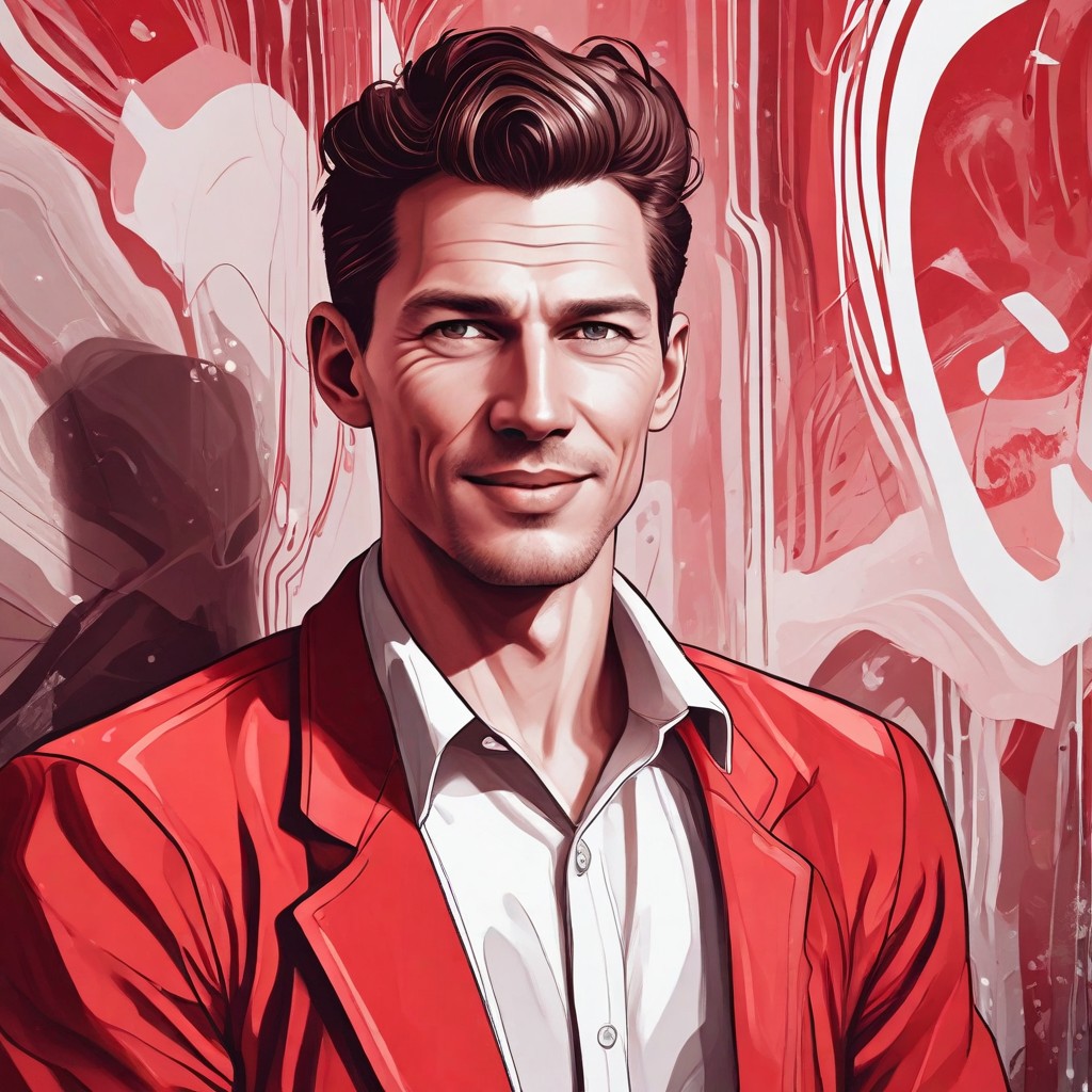 Big Red Smile Photo Style