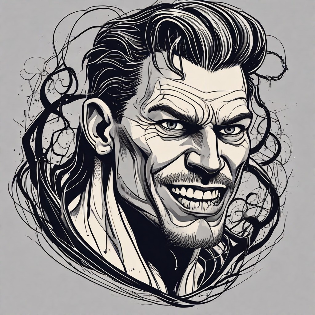 Black Angry Venom Photo Style