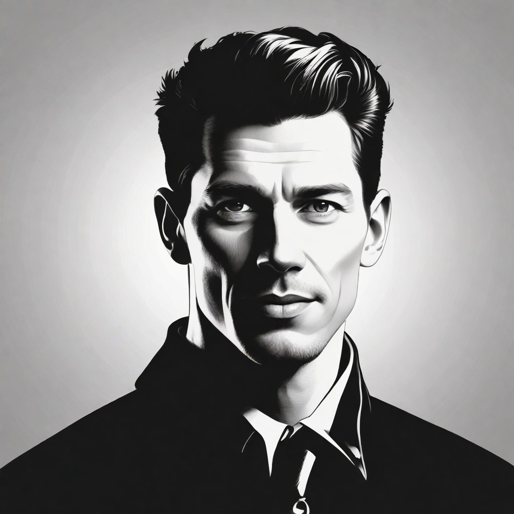 Black Silhouette Portrait Photo Style