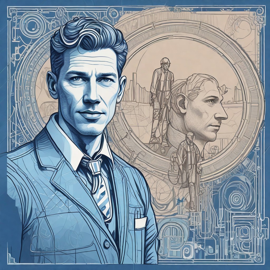 Blueprint Design Photo Style