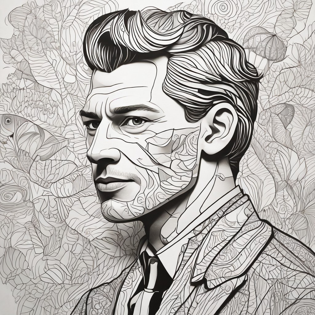 Color Paper Cut Art Photo Style