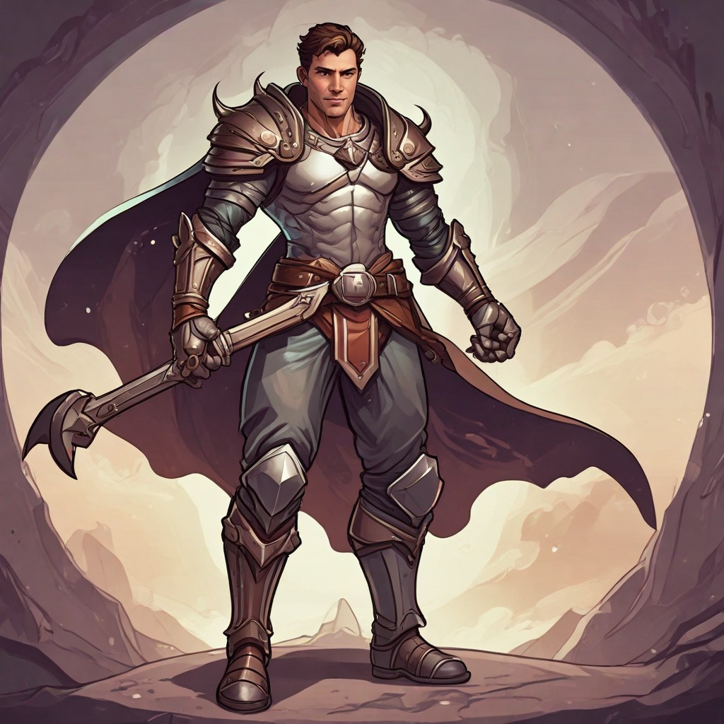 D&D Fighter Photo Style