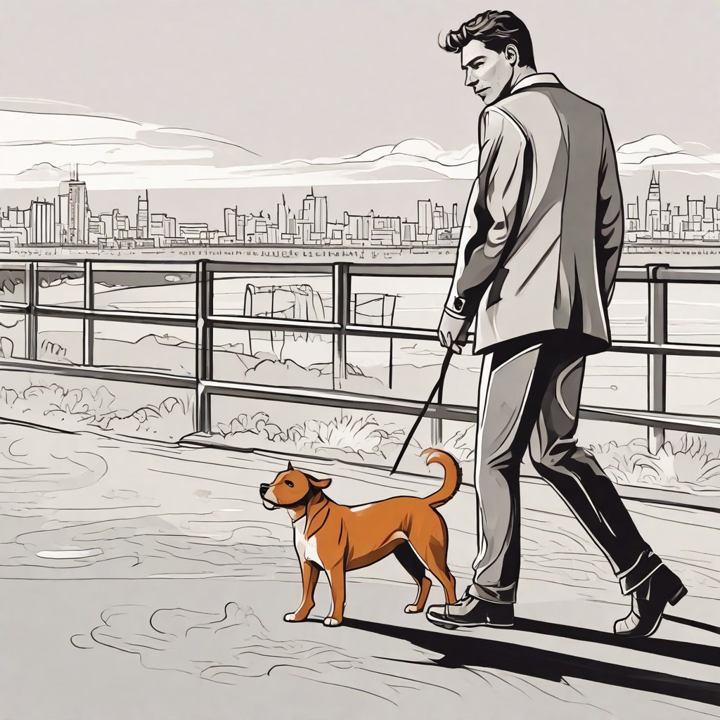 Dog Peeing Photo Style