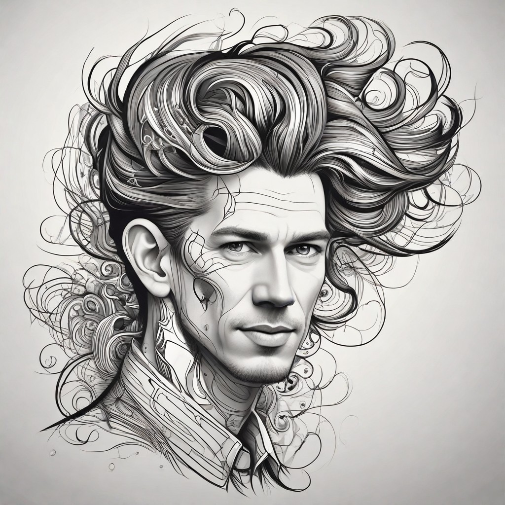 Face with Hair Photo Style