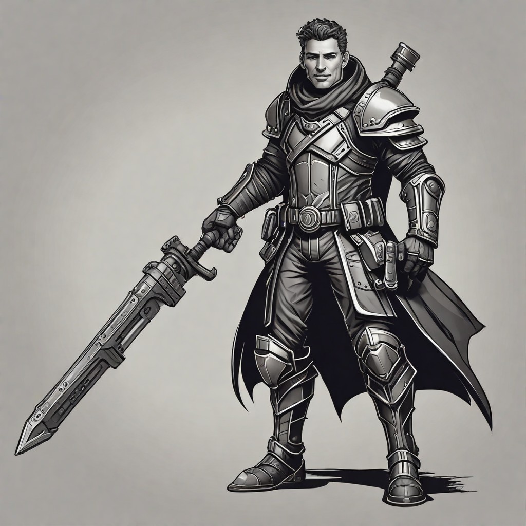 Fantasy Bounty Hunter Photo Style