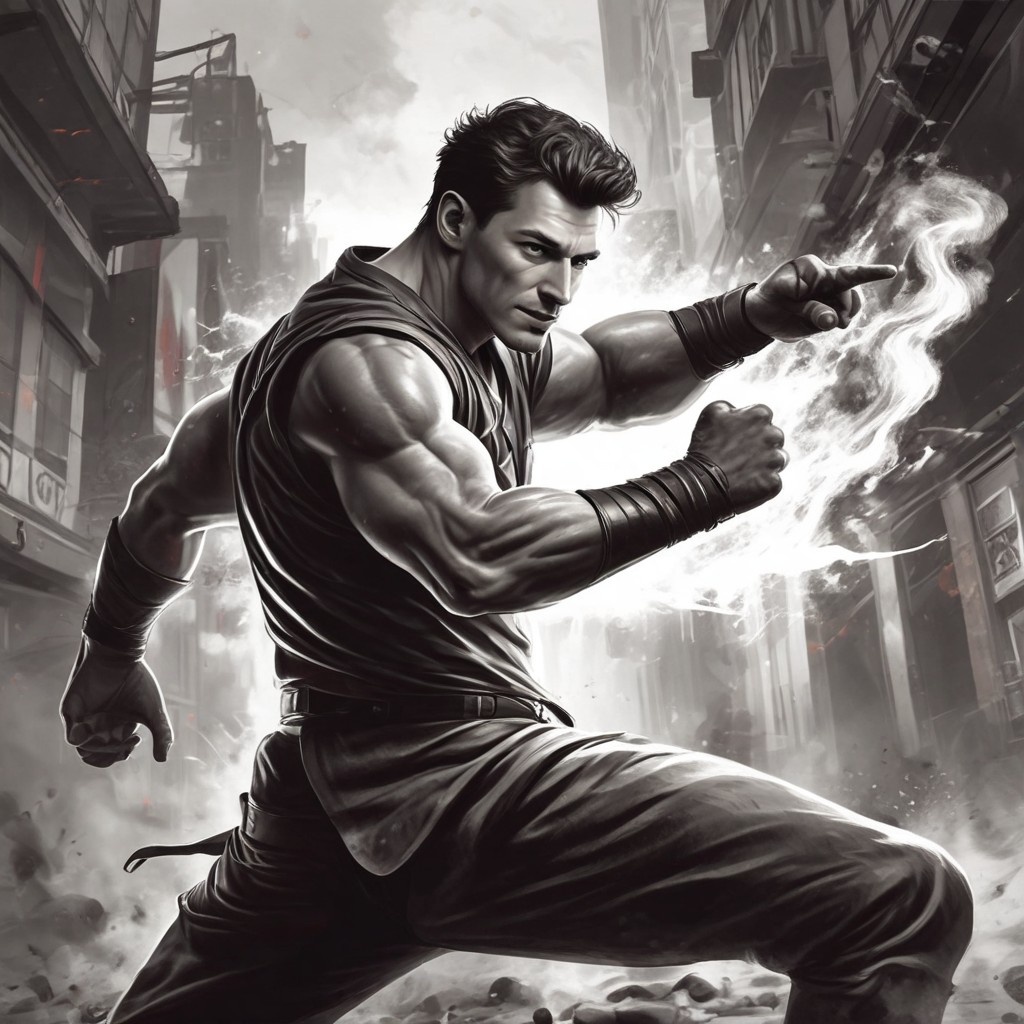 Fight Scene Photo Style