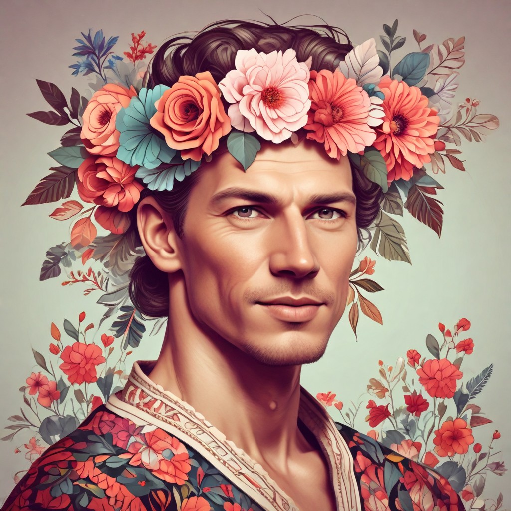 Floral Headband Photo Style