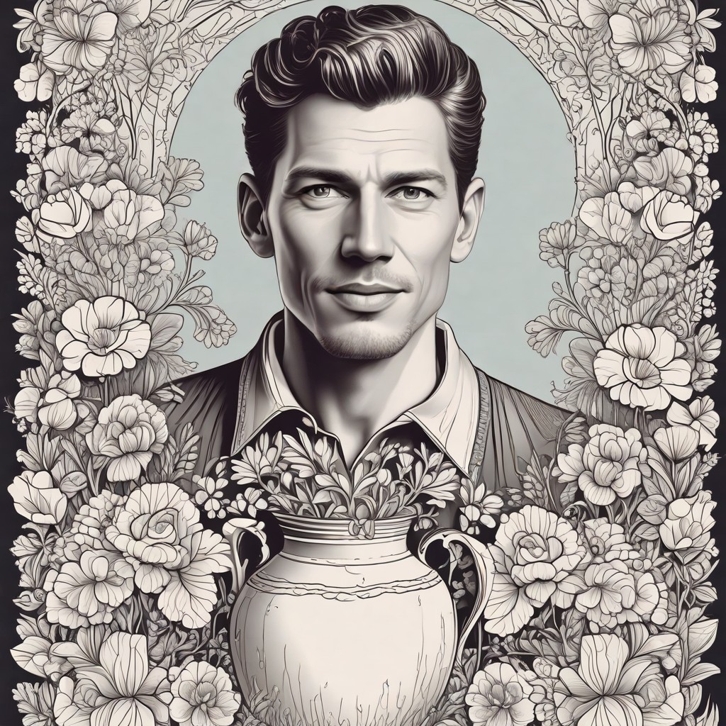 Flowers in Vase Photo Style