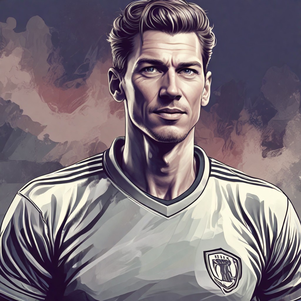 Football Striker Photo Style