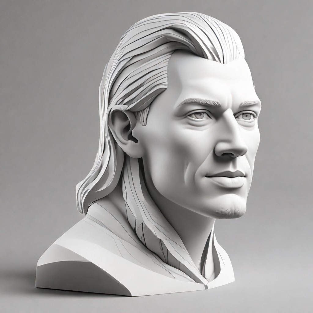 Geometric for 3D Print Photo Style