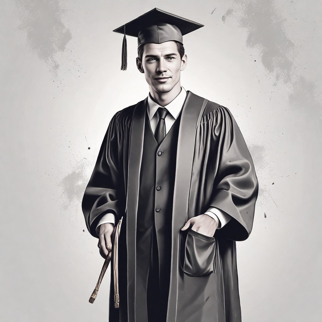 Graduation Hats and Robes Photo Style