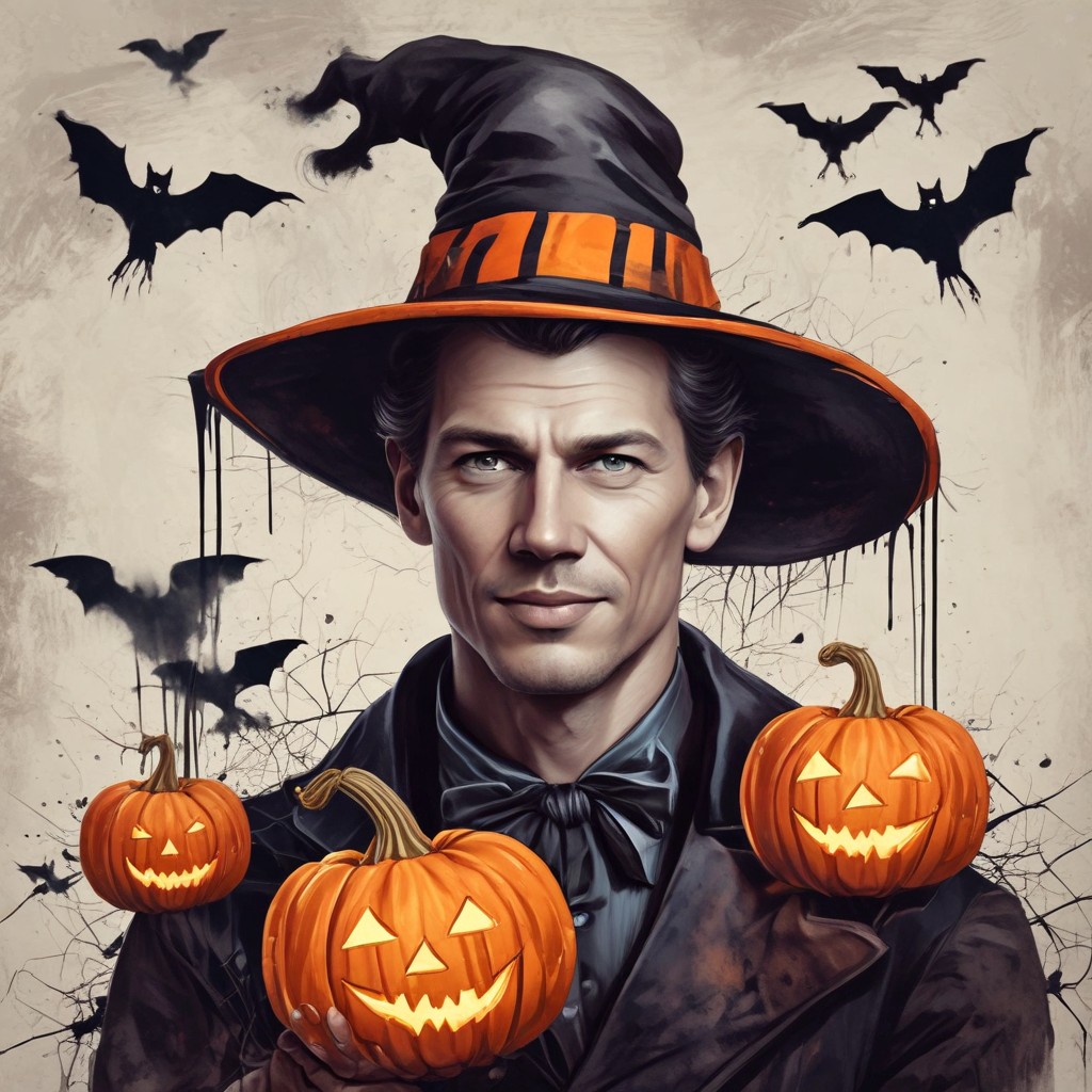 Halloween Painting Photo Style