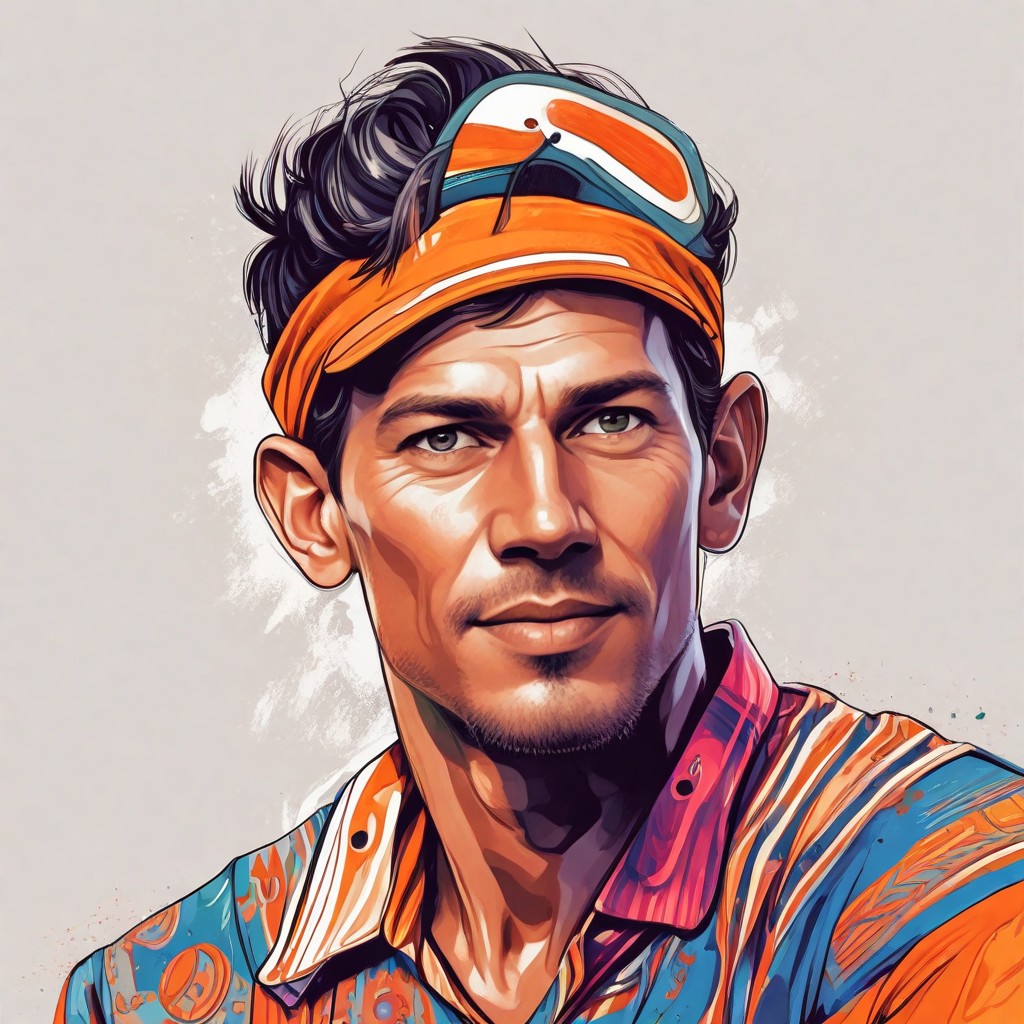 Indian Cricket Player Photo Style