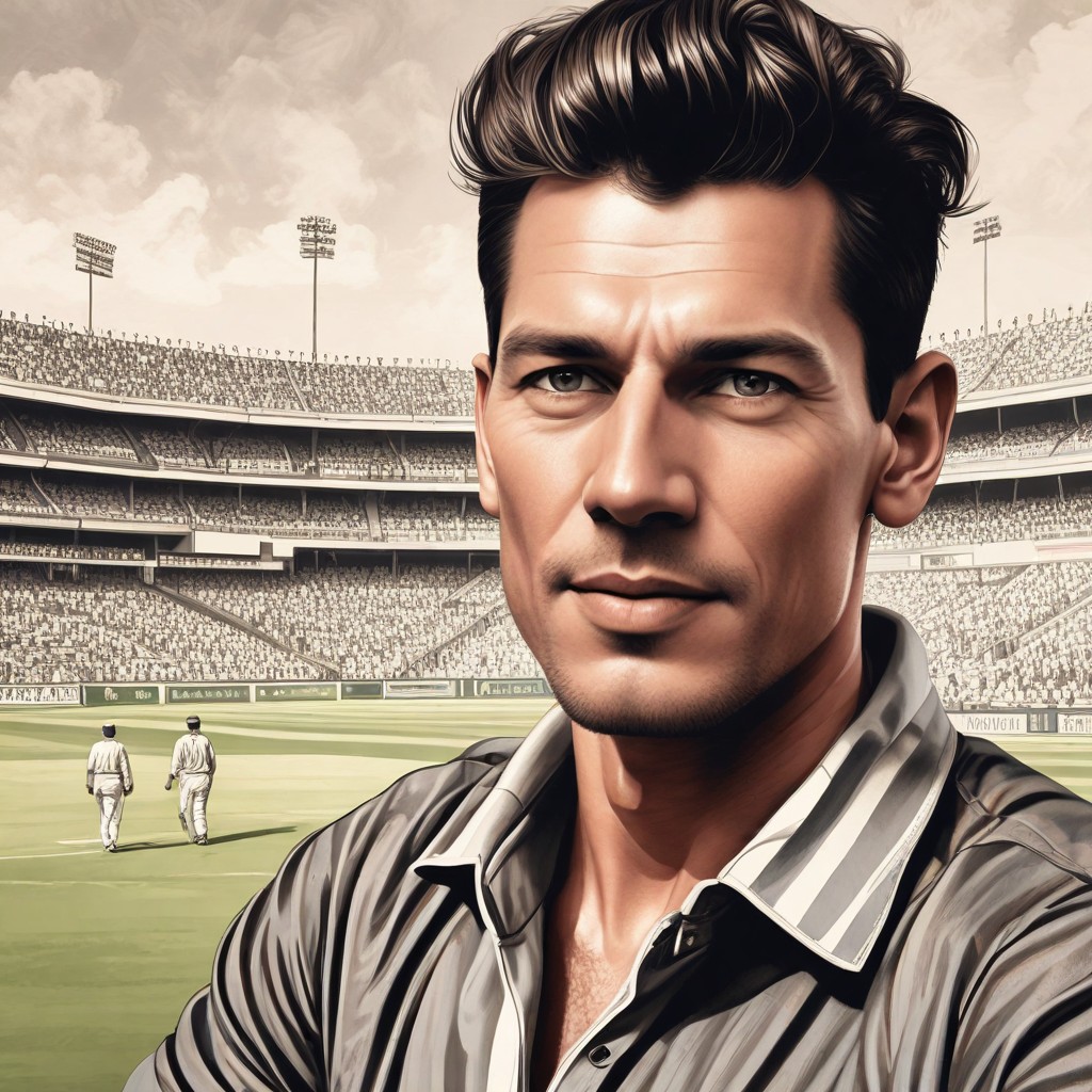 Indian Cricketer Photo Style