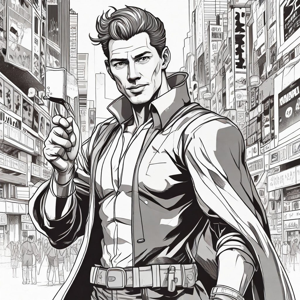 Japanese Comic Photo Style