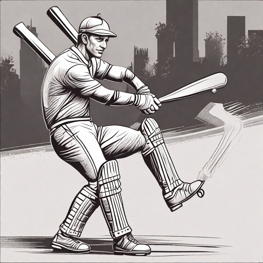 Lefthand Batsman Photo Style