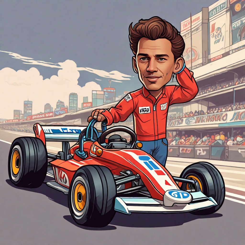 Lewis Hamilton in Mario Kart Photo Style