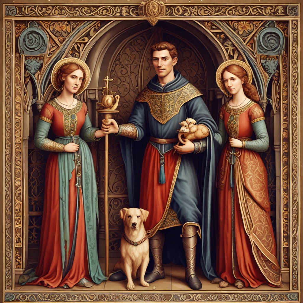Medieval Family Photo Style