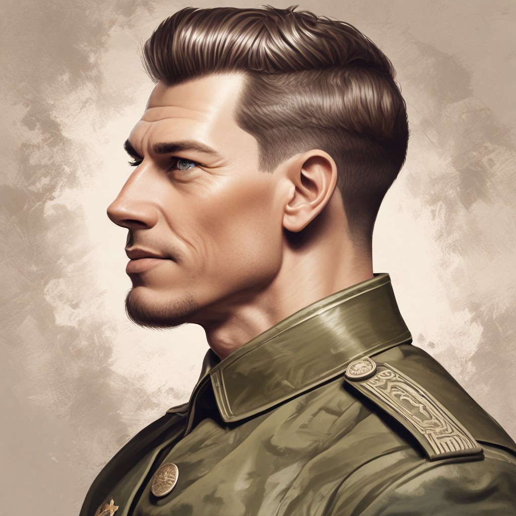 Military Haircut Photo Style