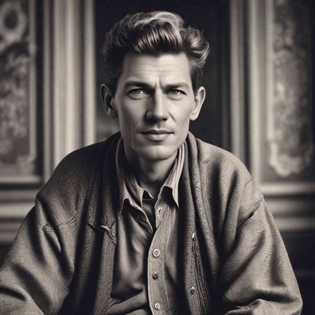 Old Grandmother with Lenses Photo Style