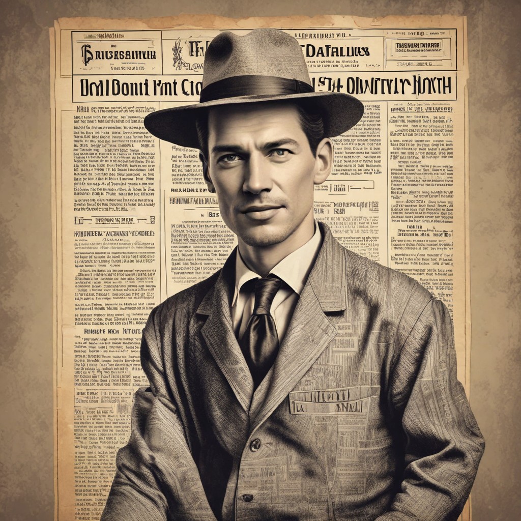 Old Newspaper Photo Style