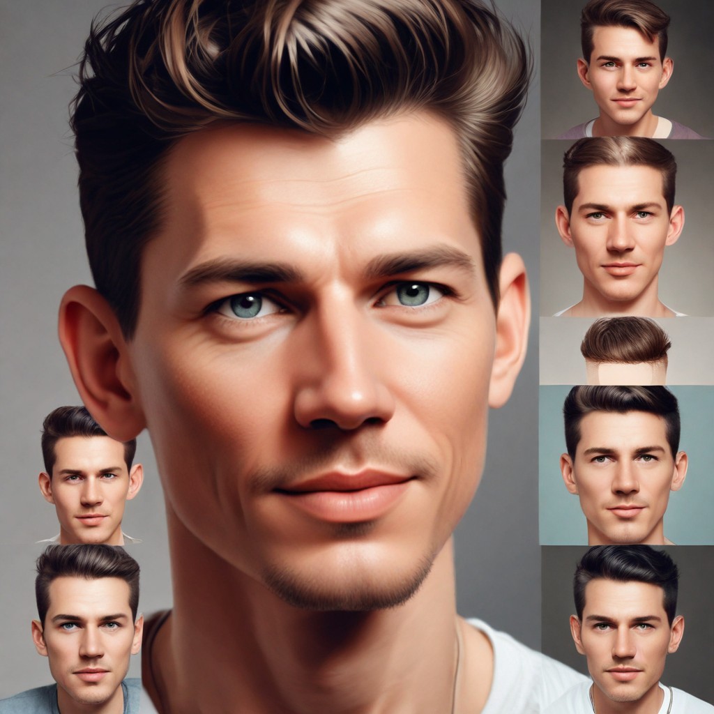 One Year Baby Face Photo Style