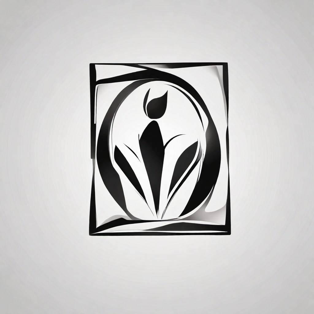 Photo to Logo with K and G in Fashion Dress Shape Photo Style